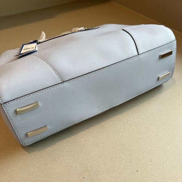 NWT Rebecca Minkoff Leather Soft Blue Amorous Satchel Bag - Picture 8 of 11